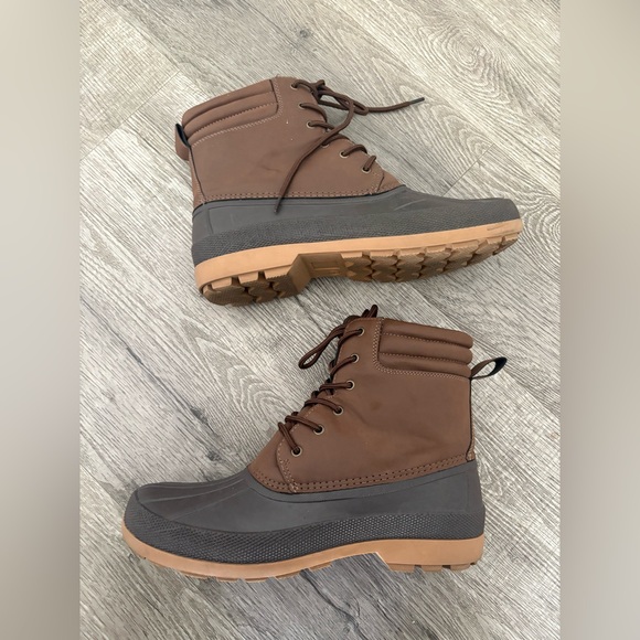Men’s brown duck boot waterproof 12 - Picture 2 of 8